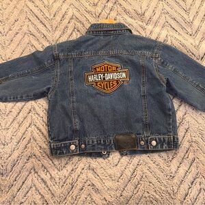 Vintage Harley-Davidson Toddler Jean Jacket - 4T